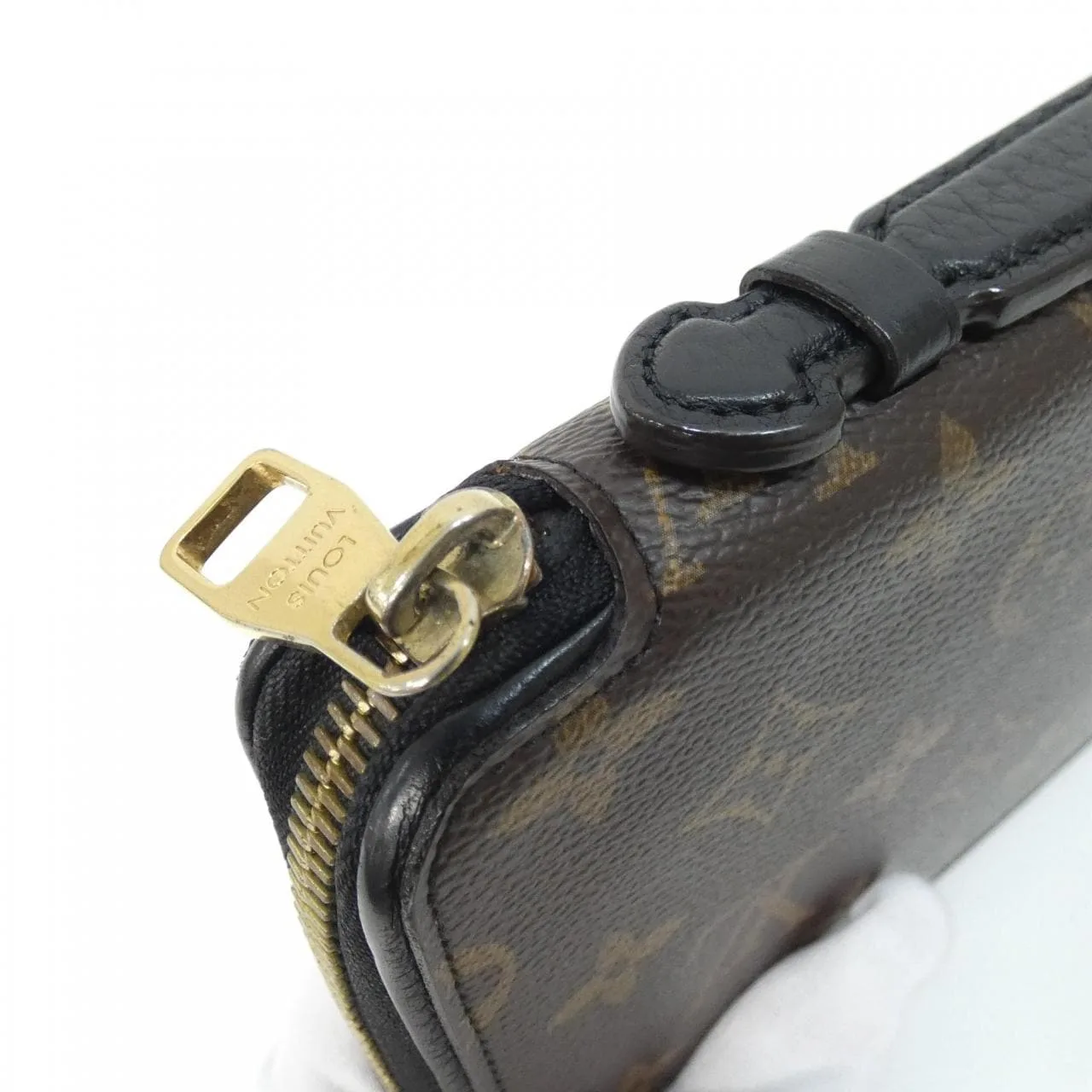 LOUIS VUITTON M60679 銀包 Monogram 黑色 Monogram 中古品B - 縮圖 4
