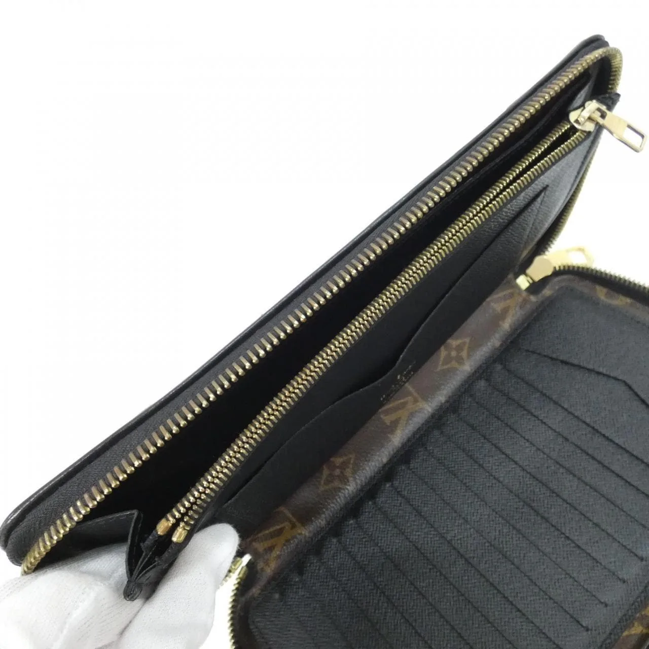LOUIS VUITTON M60679 銀包 Monogram 黑色 Monogram 中古品B - 縮圖 7