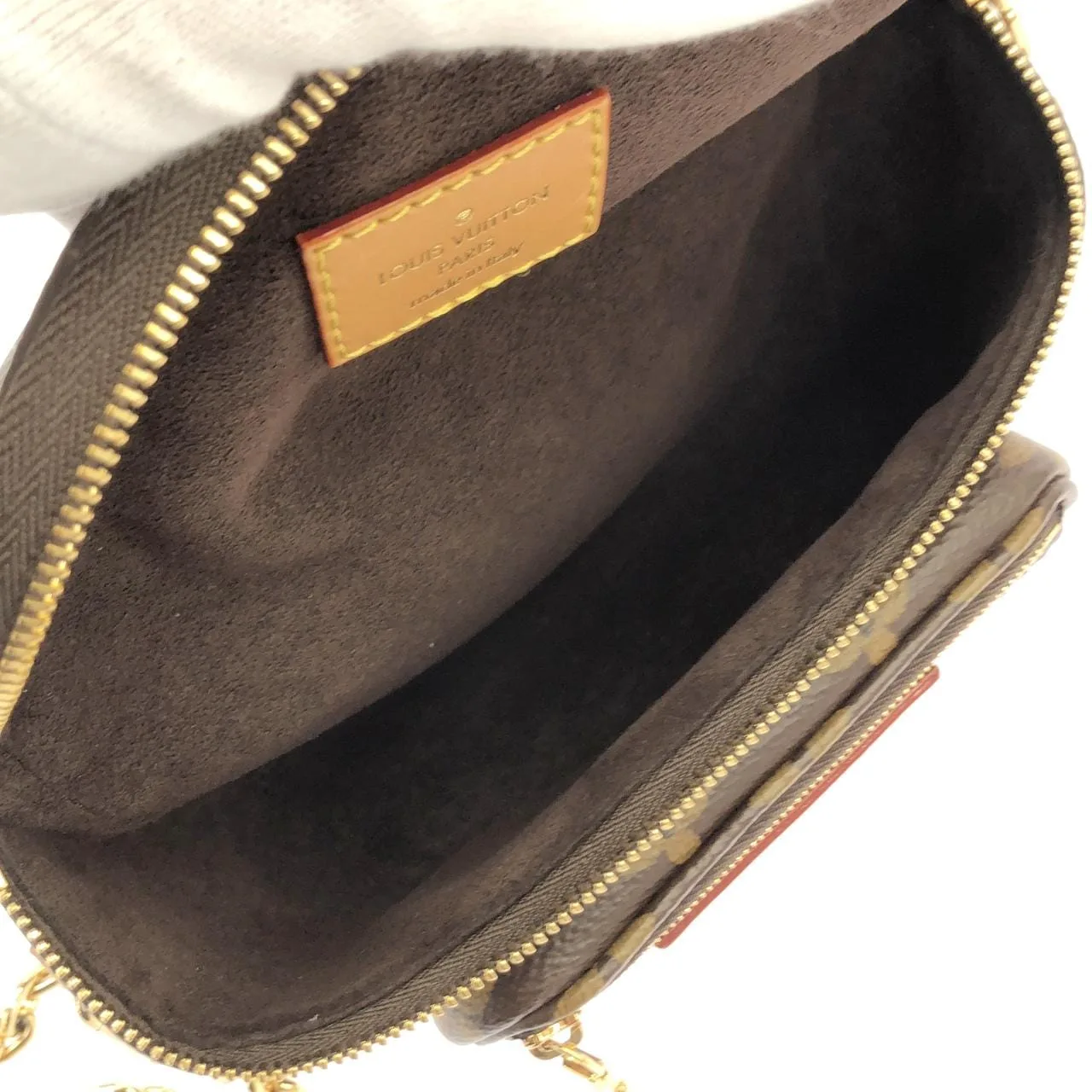 LOUIS VUITTON Bum Bag M82335 肩背包 Monogram 黑色 Monogram 中古品A - 縮圖 6