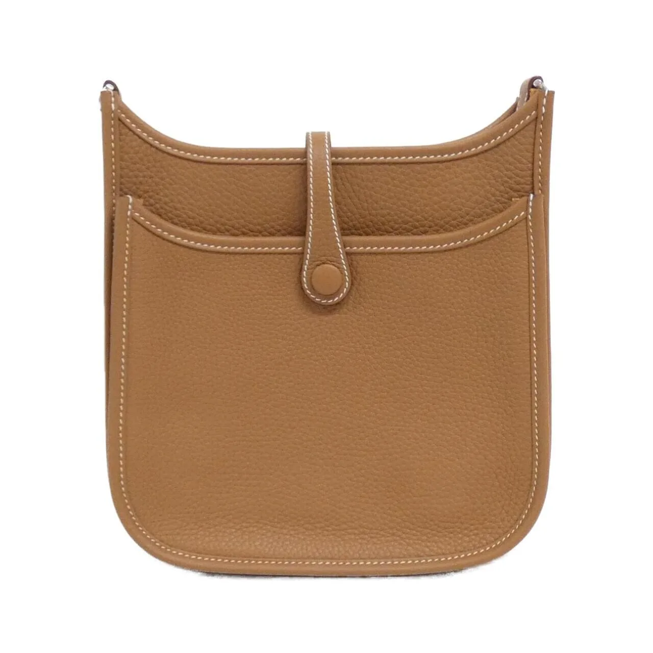 HERMES Evelyne 087941CK Shoulder Clemence 金色 Clemence 皮 未使用品 - 縮圖 2