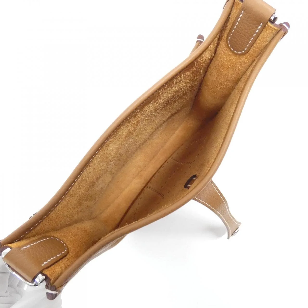 HERMES Evelyne 087941CK Shoulder Clemence 金色 Clemence 皮 未使用品 - 縮圖 5