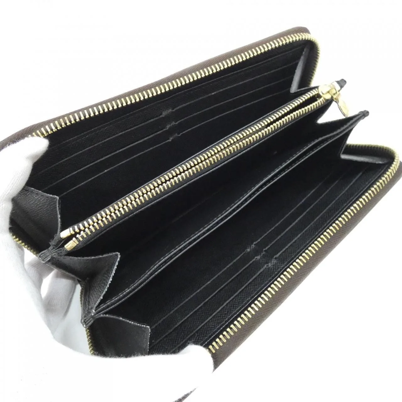 LOUIS VUITTON M69353 Wallet Monogram 黑色 Monogram 中古品A - 縮圖 8