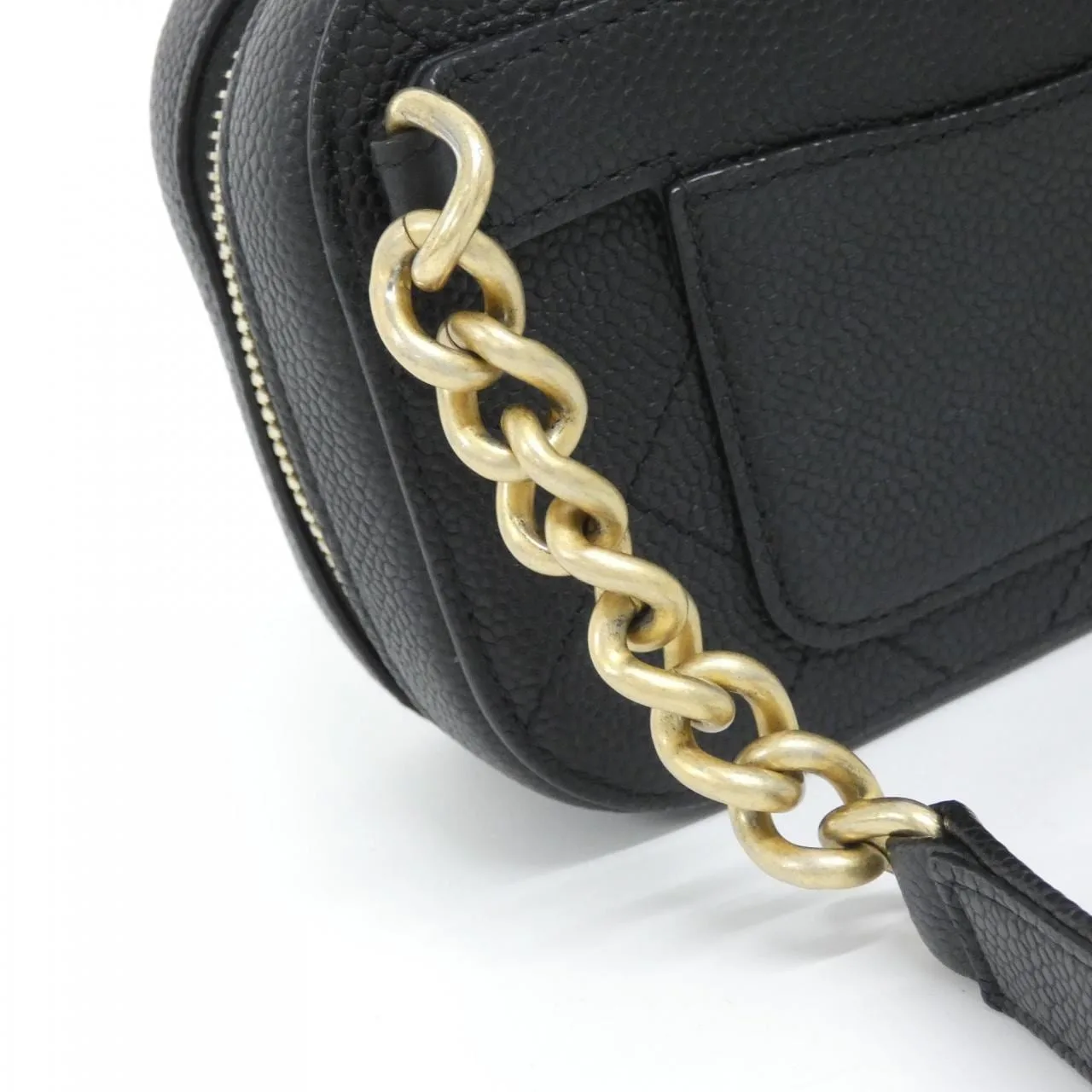 CHANEL AS0311 腰包 荔枝紋牛皮 黑色 荔枝紋牛皮 中古品A - 縮圖 6