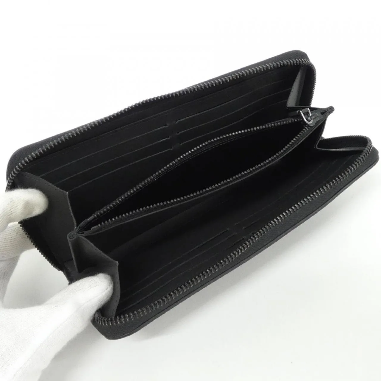 LOUIS VUITTON M25959 Wallet Lambskin 黑色 羊皮 中古品A - 縮圖 7