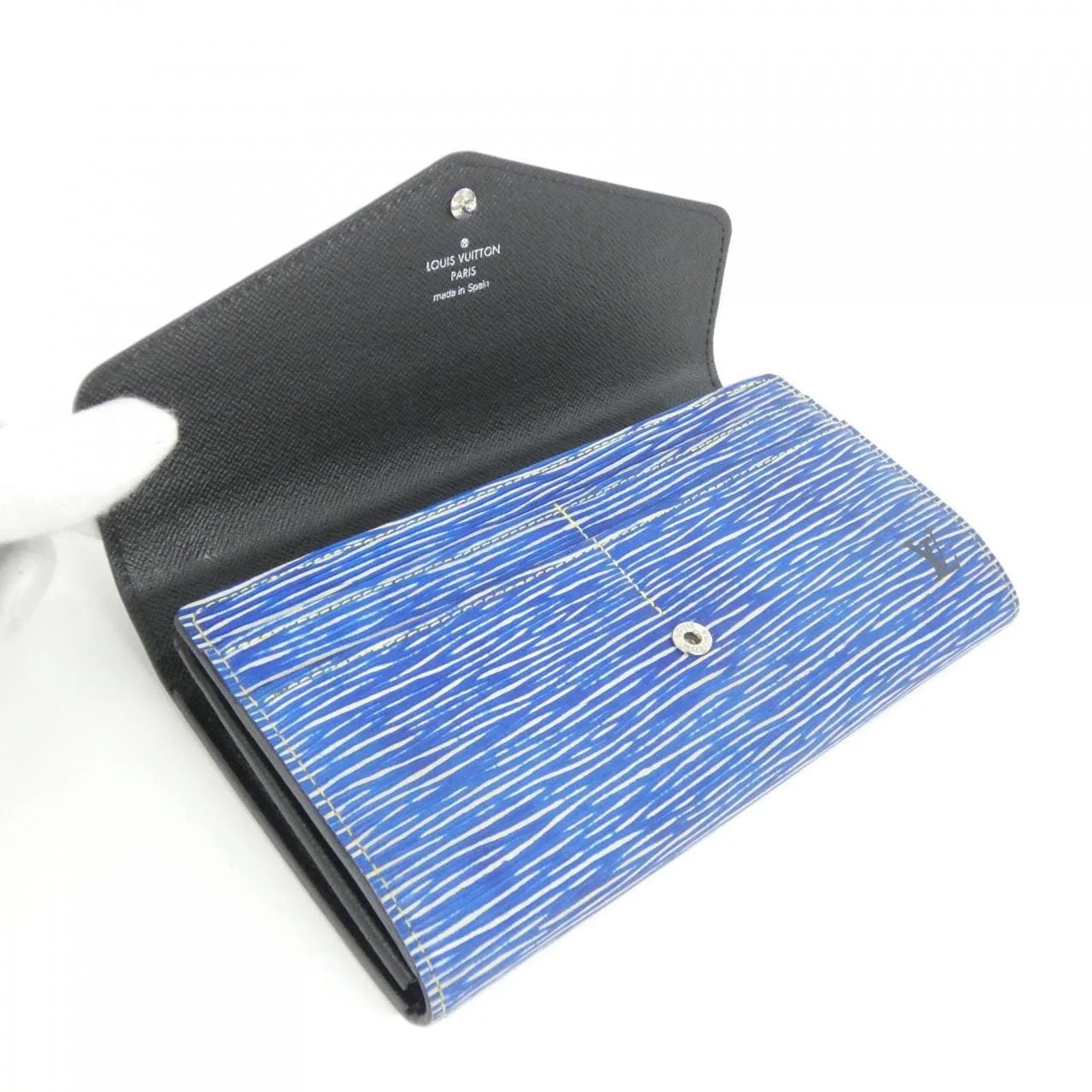 LOUIS VUITTON M61649 銀包 牛仔布 5
