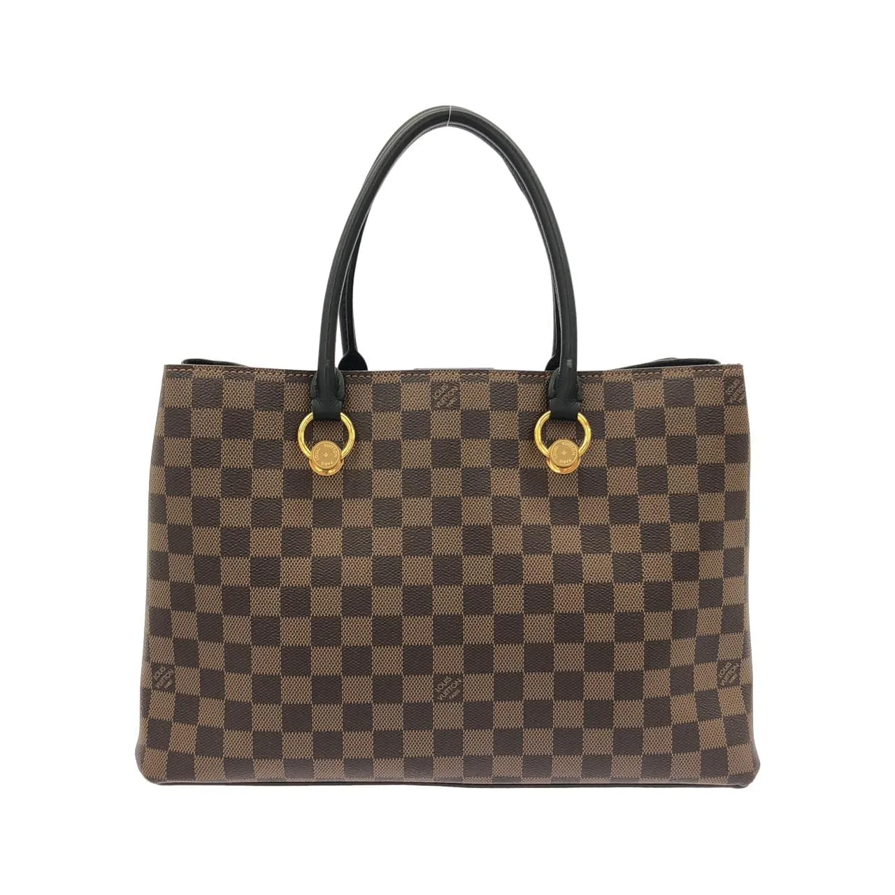 LOUIS VUITTON N40050 手提包 Damier 黑色 Damier 中古品A - 縮圖 2
