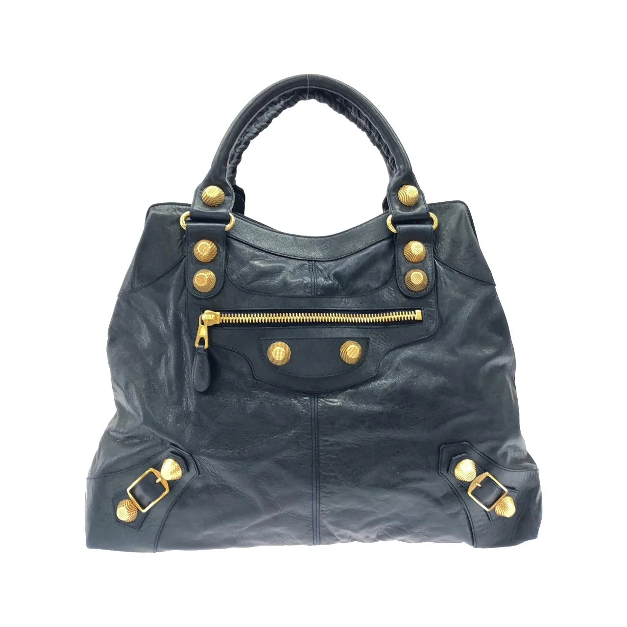 BALENCIAGA 173085 D941G Handbag Leather