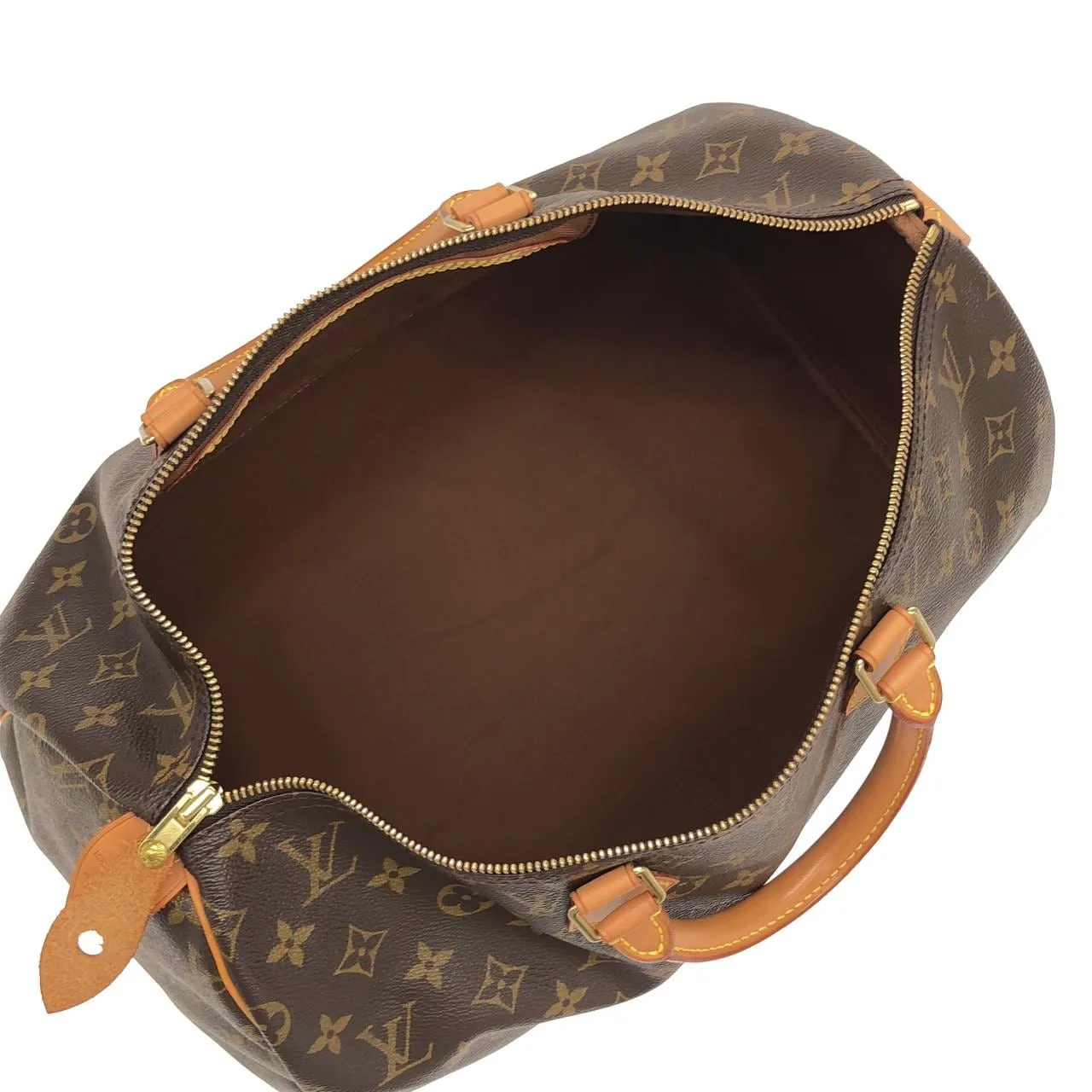 LOUIS VUITTON Speedy M41522 Boston Monogram 黑色 Monogram 中古品A - 縮圖 7