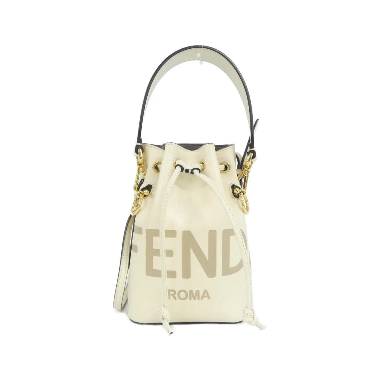 FENDI 8BS010 AC9L Handbag Black