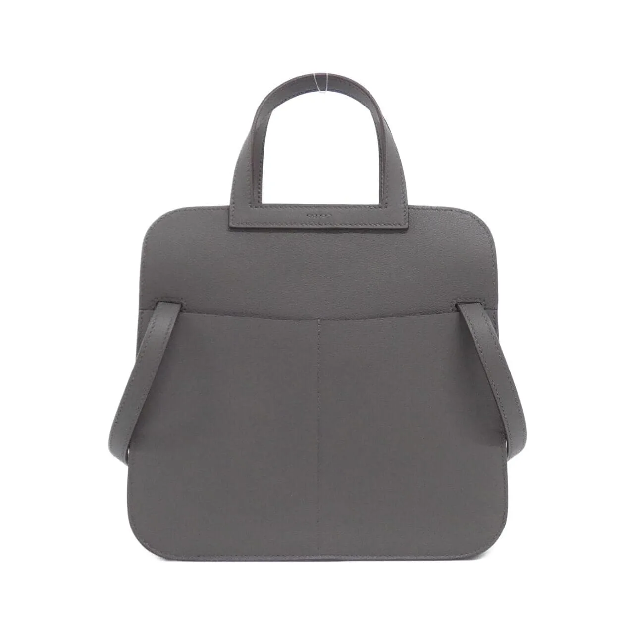 HERMES Halzan 082028CK Handbag Black Rank A - Thumbnail 2