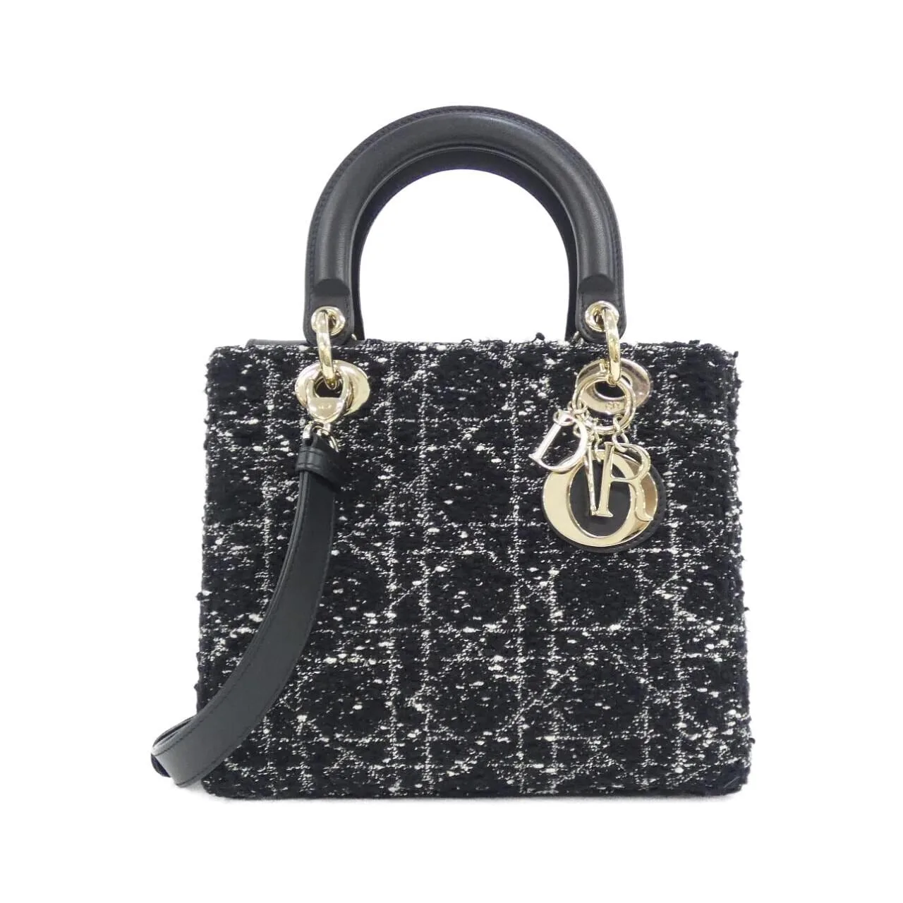 DIOR Lady Dior M0565OTKV Handbag Tweed