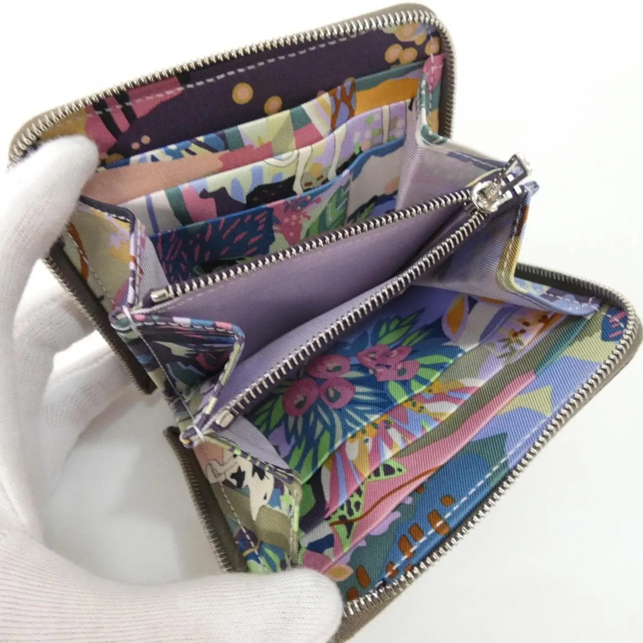 HERMES 084266CK 銀包 Epsom 4