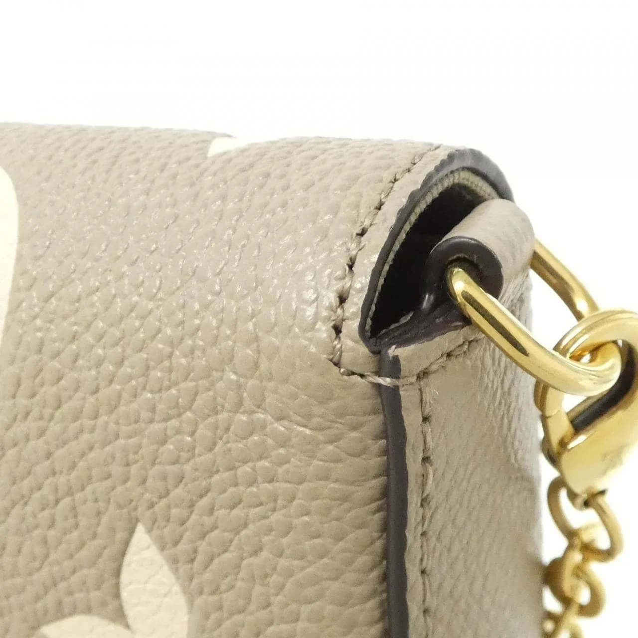 LOUIS VUITTON Pochette M69977 Shoulder Monogram 黑色 Monogram 中古品A - 縮圖 5