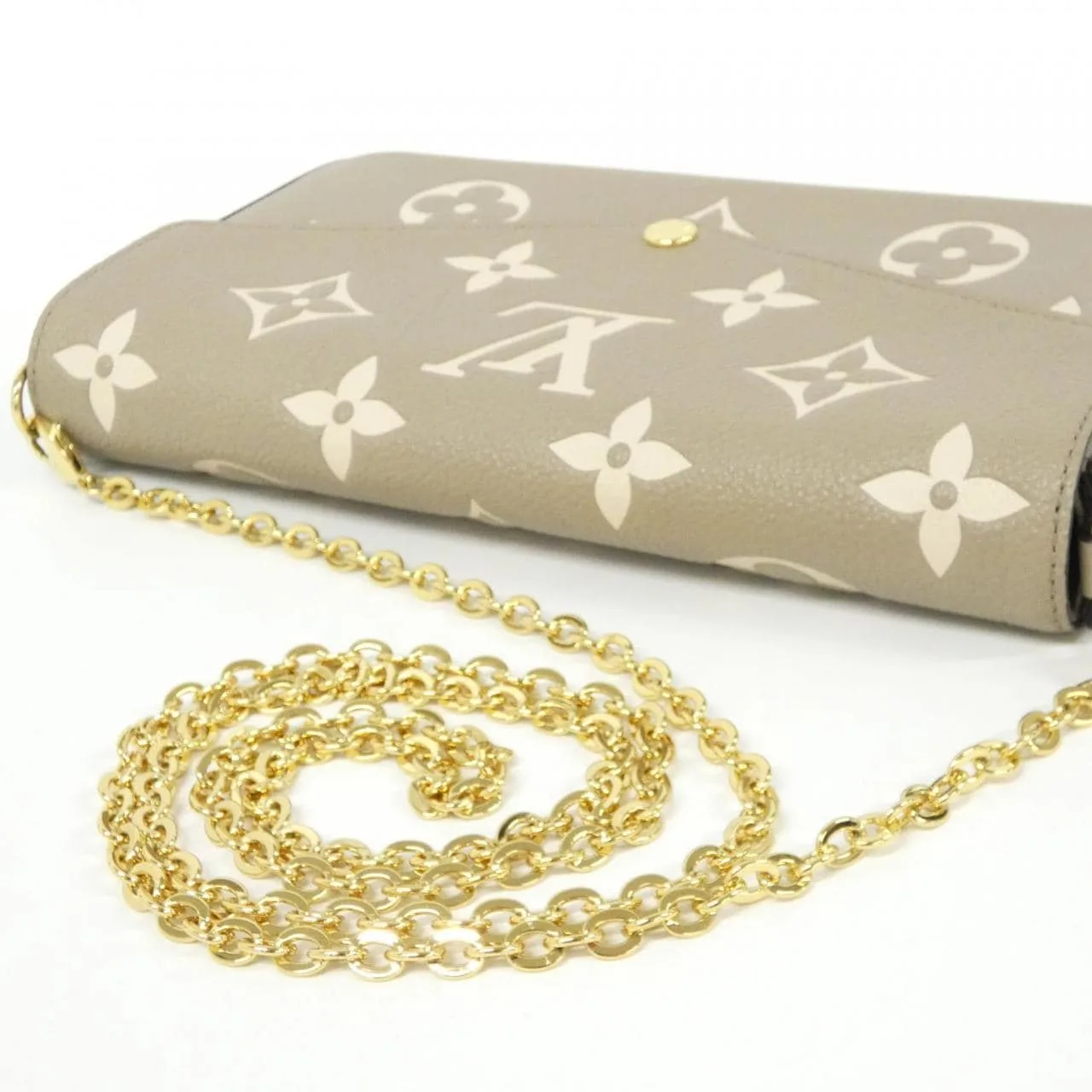 LOUIS VUITTON Pochette M69977 Shoulder Monogram 黑色 Monogram 中古品A - 縮圖 6