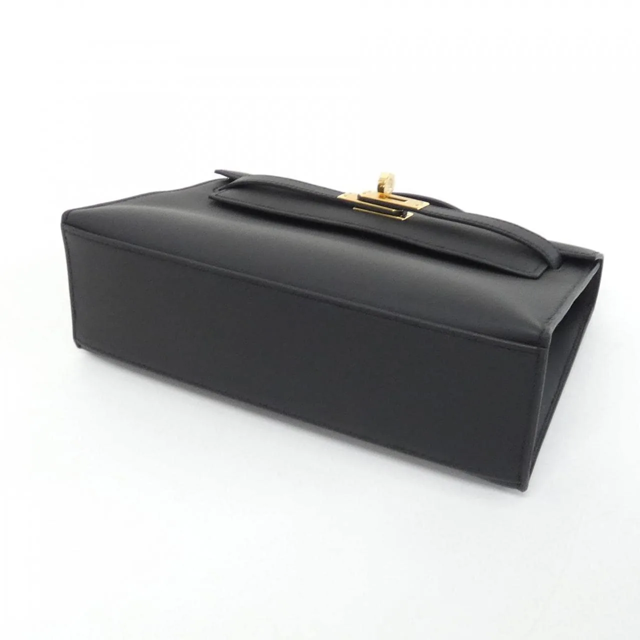 HERMES Kelly 049417CC Handbag Swift 黑色 Swift 皮 中古品A - 縮圖 3