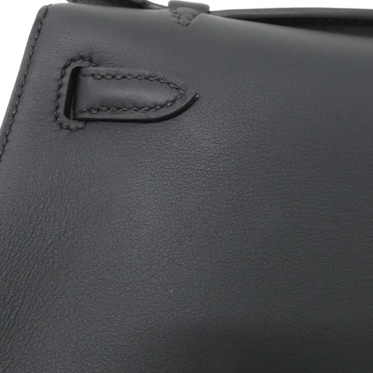 HERMES Kelly 049417CC Handbag Swift 黑色 Swift 皮 中古品A - 縮圖 4
