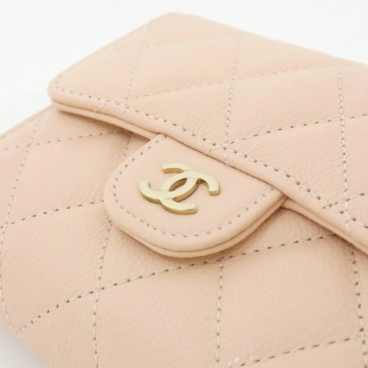 CHANEL Timeless Classic AP0231 銀包 荔枝紋牛皮 粉色 荔枝紋牛皮 中古品A - 縮圖 3