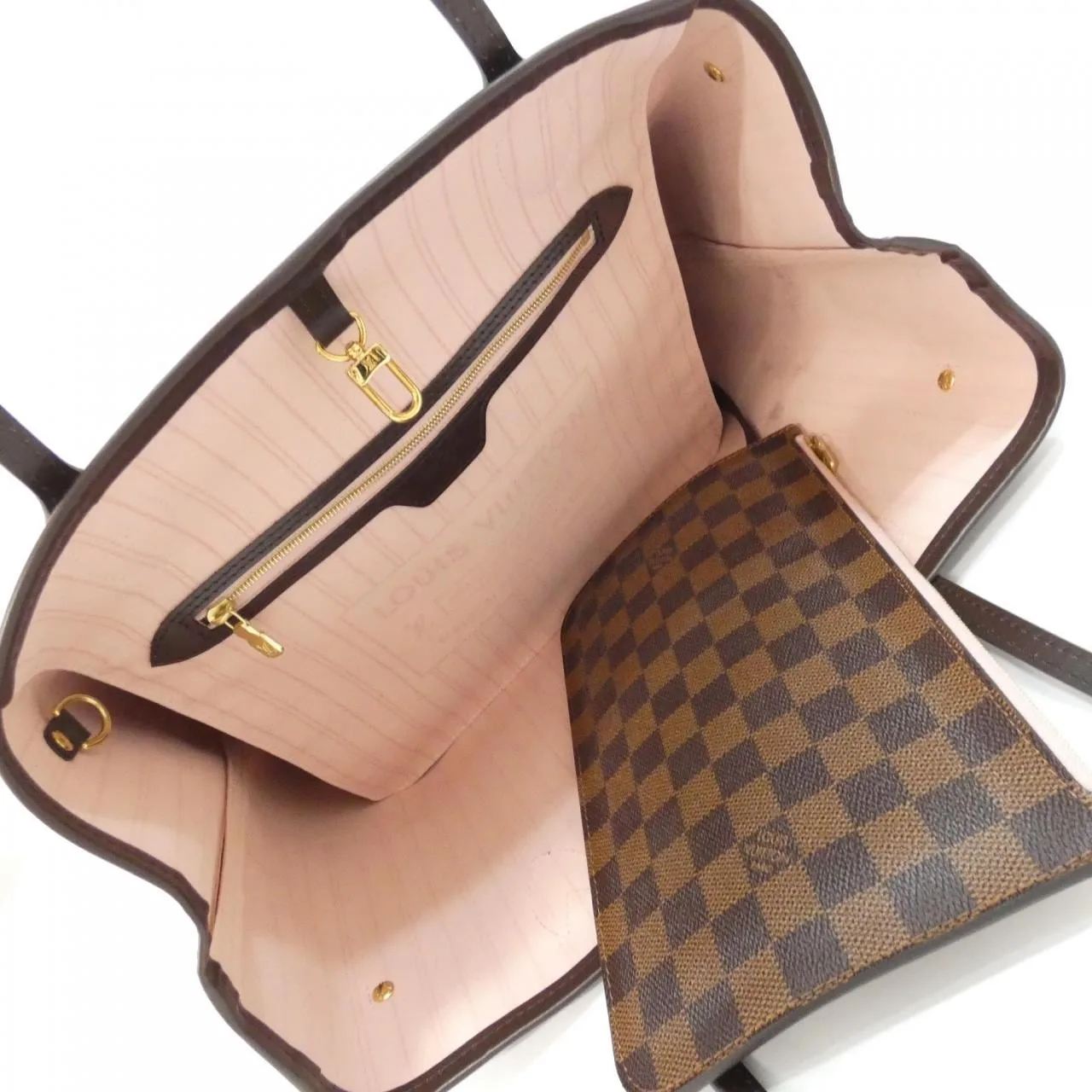 LOUIS VUITTON Neverfull N41603 Tote Damier Ebene Damier Rank A - Thumbnail 7
