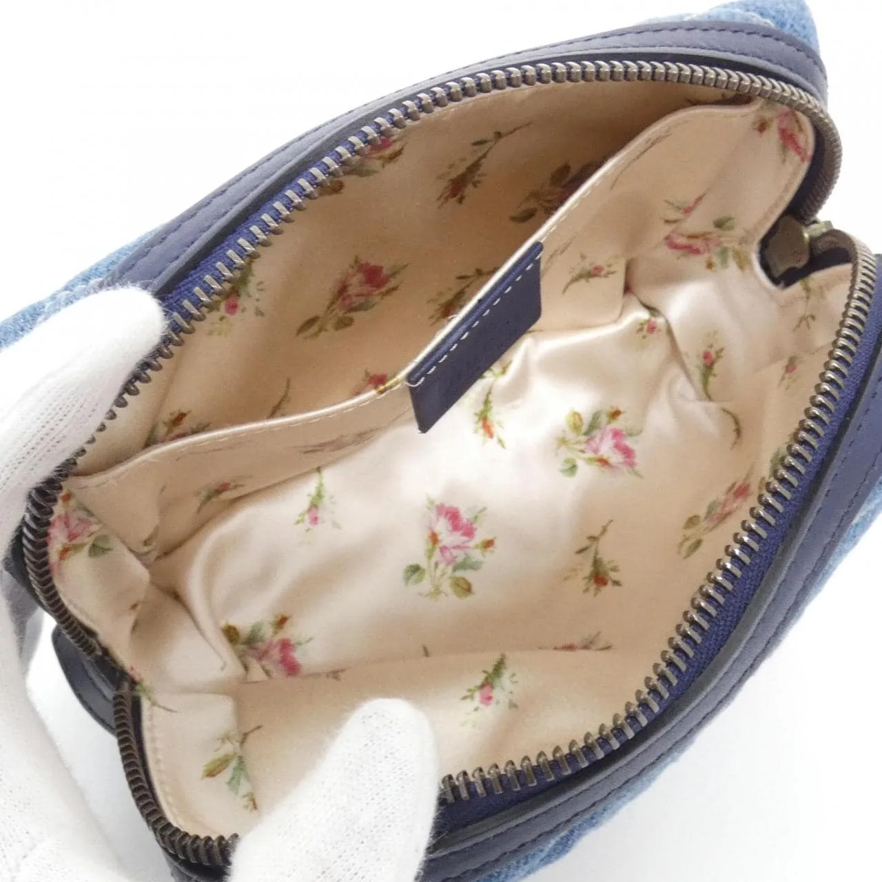 GUCCI 476165 9B57T Pouch Denim 4