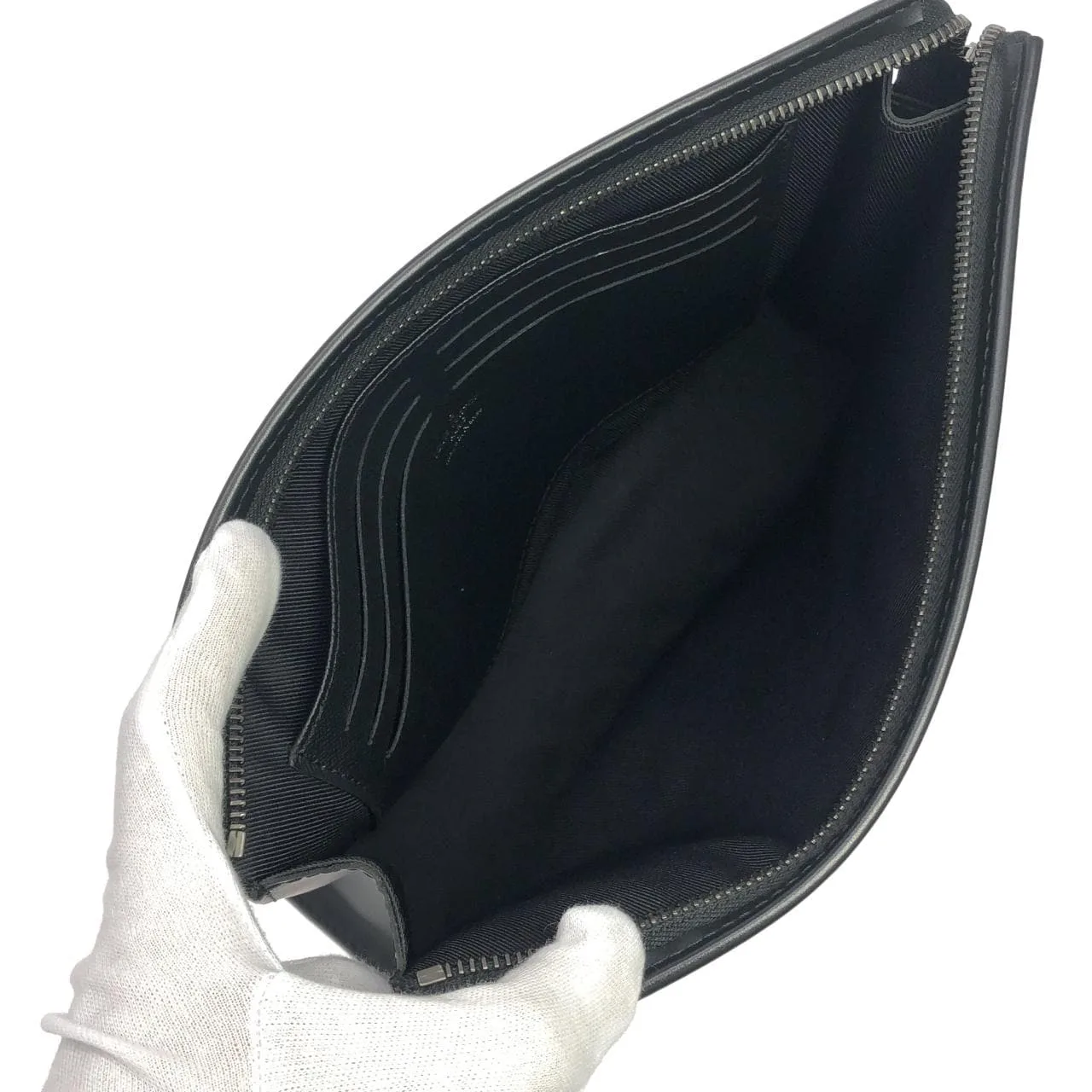 LOUIS VUITTON Pochette M61692 手提包 Monogram 黑色 Monogram 中古品A - 縮圖 6