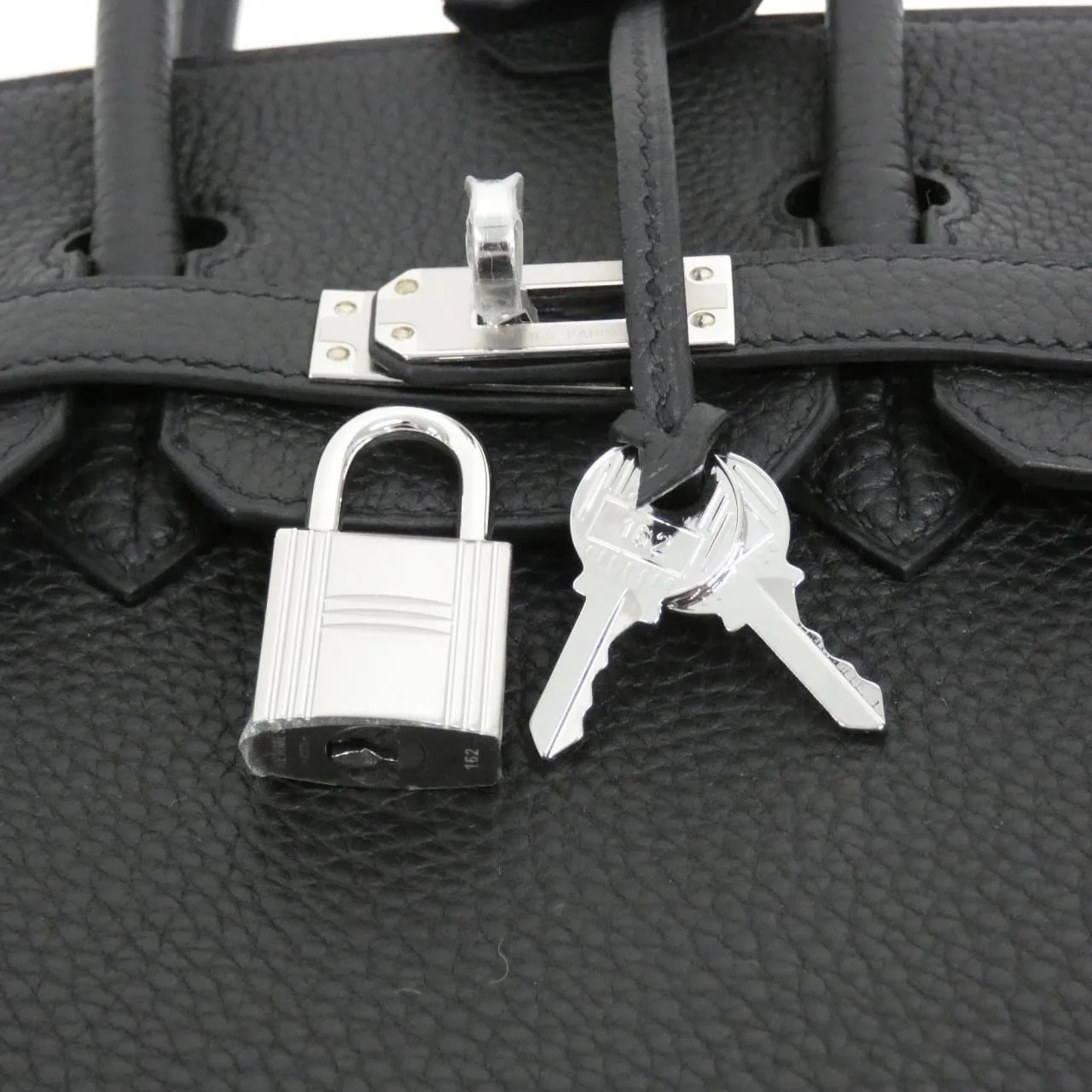HERMES Birkin 041344CK Handbag Togo 黑色 Togo 牛皮 未使用品 - 縮圖 4