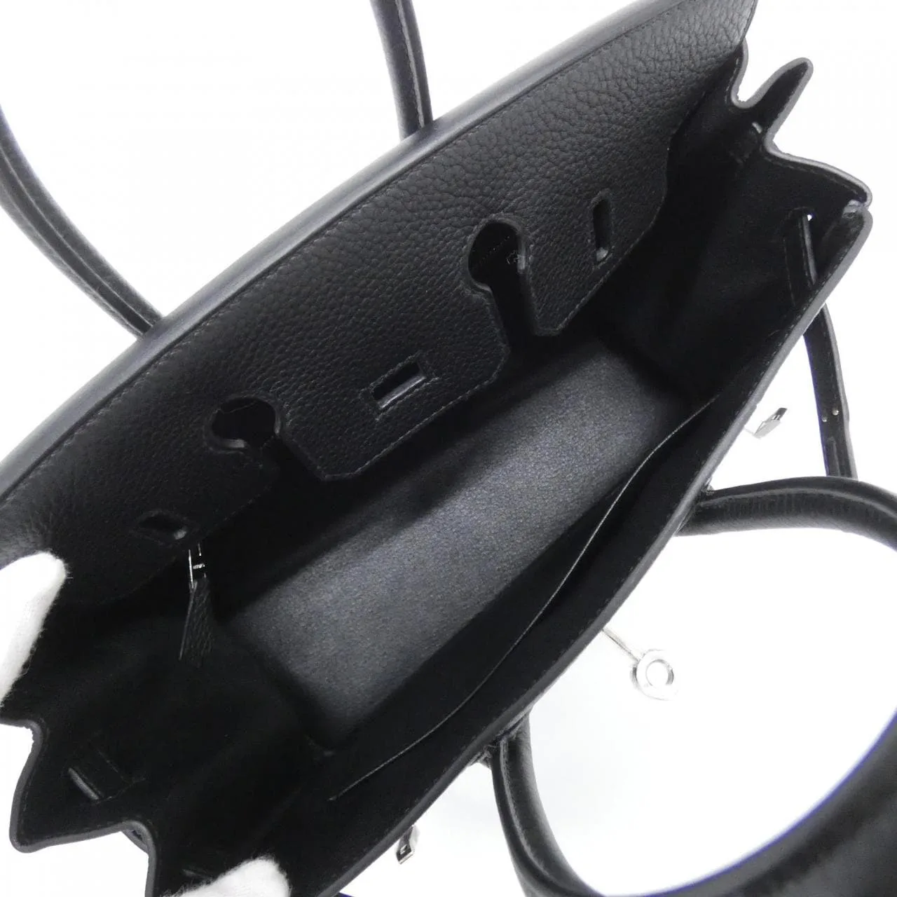 HERMES Birkin 041344CK Handbag Togo 黑色 Togo 牛皮 未使用品 - 縮圖 6