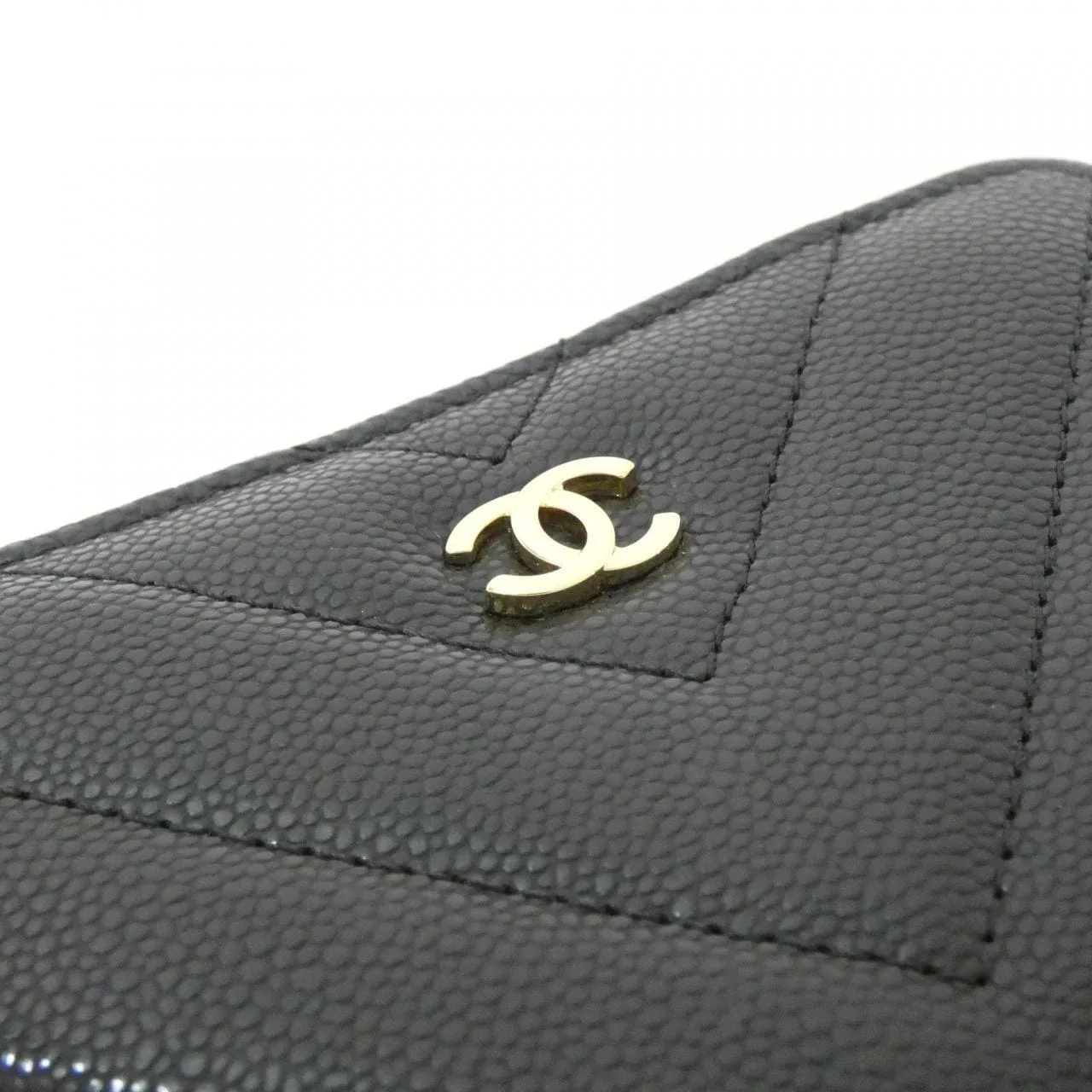 CHANEL Timeless Classic AP3686 散紙包 荔枝紋牛皮 黑色 荔枝紋牛皮 未使用品 - 縮圖 4