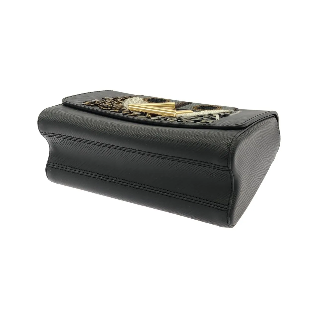 LOUIS VUITTON Twist M41867 肩背包 Epi 黑色 Epi 中古品A - 縮圖 3
