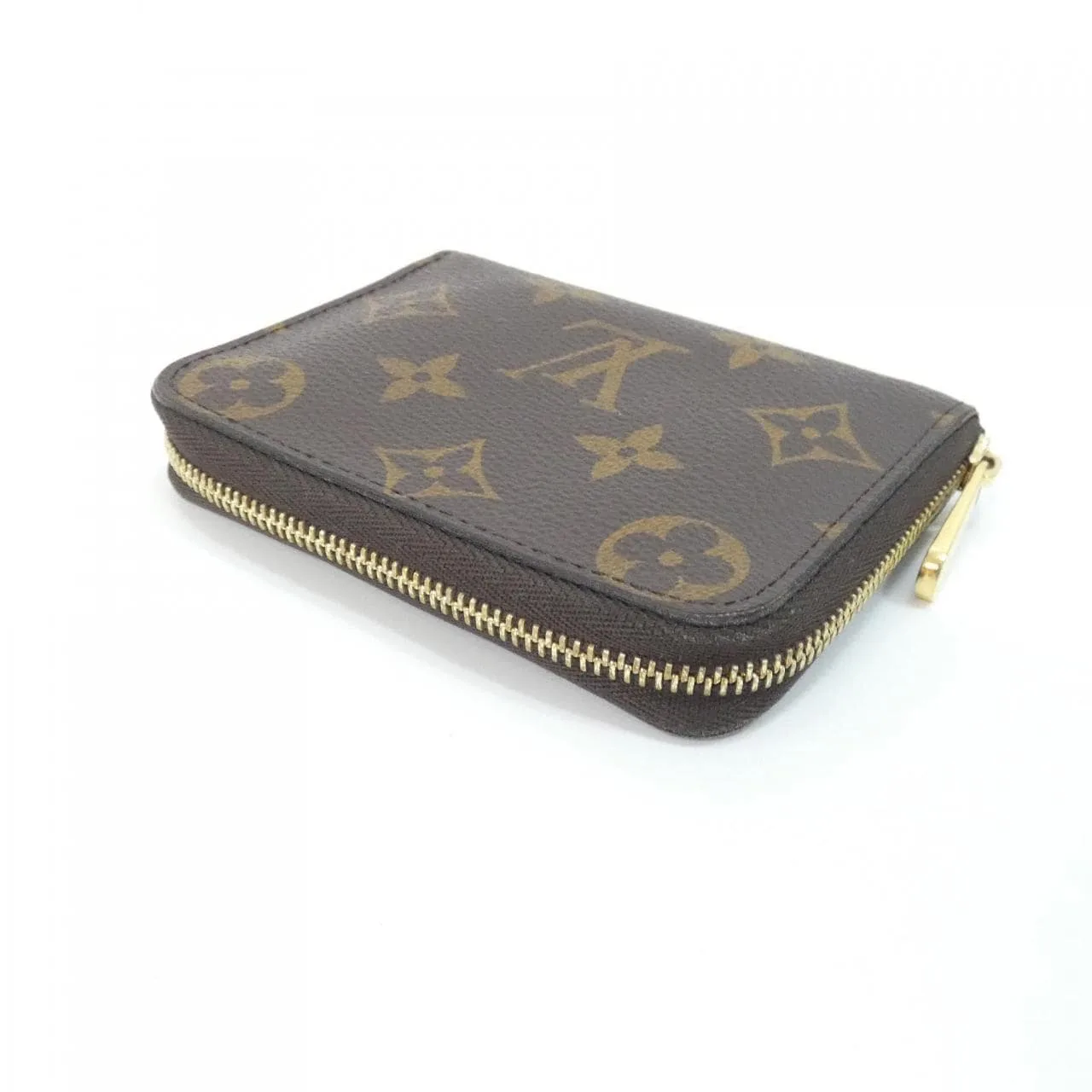 LOUIS VUITTON M60067 Coin Case Monogram 黑色 Monogram 中古品A - 縮圖 2