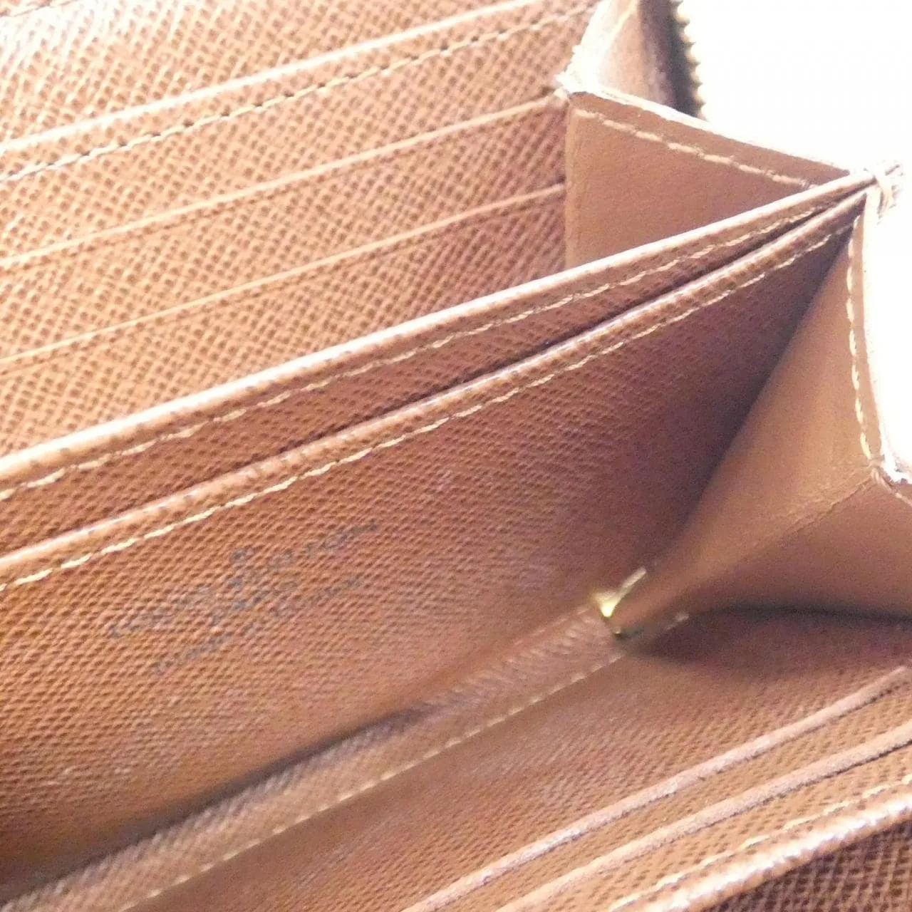 LOUIS VUITTON M60067 Coin Case Monogram 黑色 Monogram 中古品A - 縮圖 7