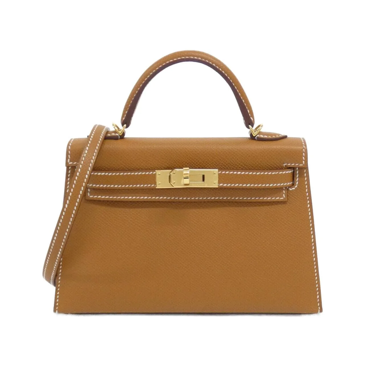 HERMES Kelly 071302CC Handbag Epsom Gold