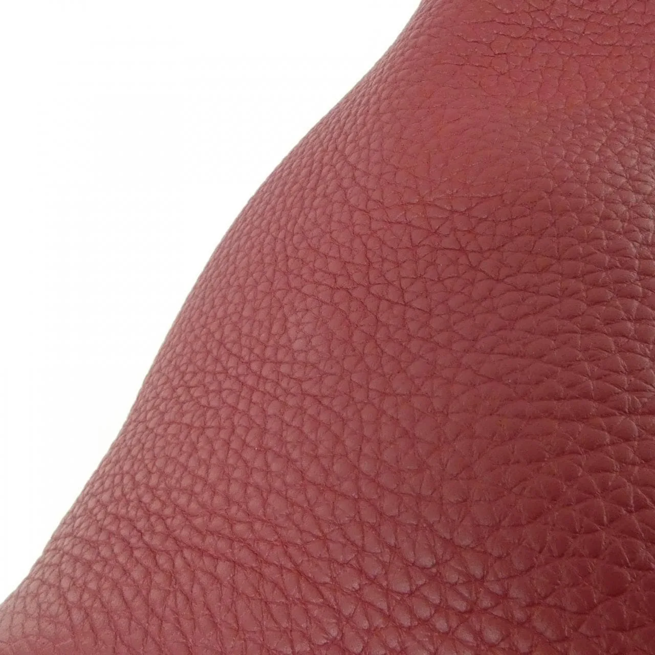 HERMES Picotin 056289CC Handbag Clemence Rouge Clemence Leather Rank A - Thumbnail 5