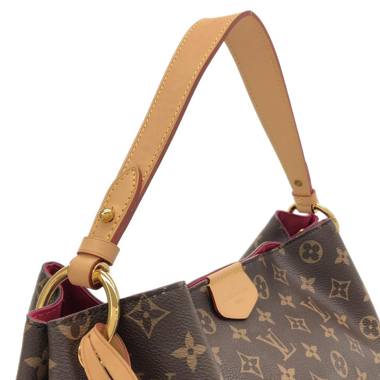 LOUIS VUITTON M43701 肩背包 Monogram 灰色 Monogram 中古品A - 縮圖 6