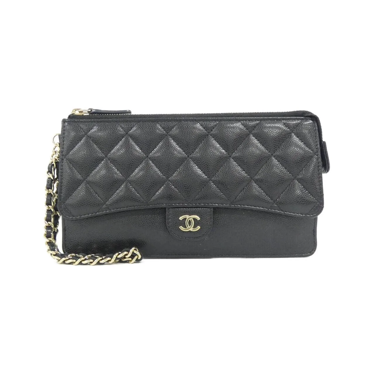 CHANEL Timeless Classic AP0766 Wallet Grained Calfskin