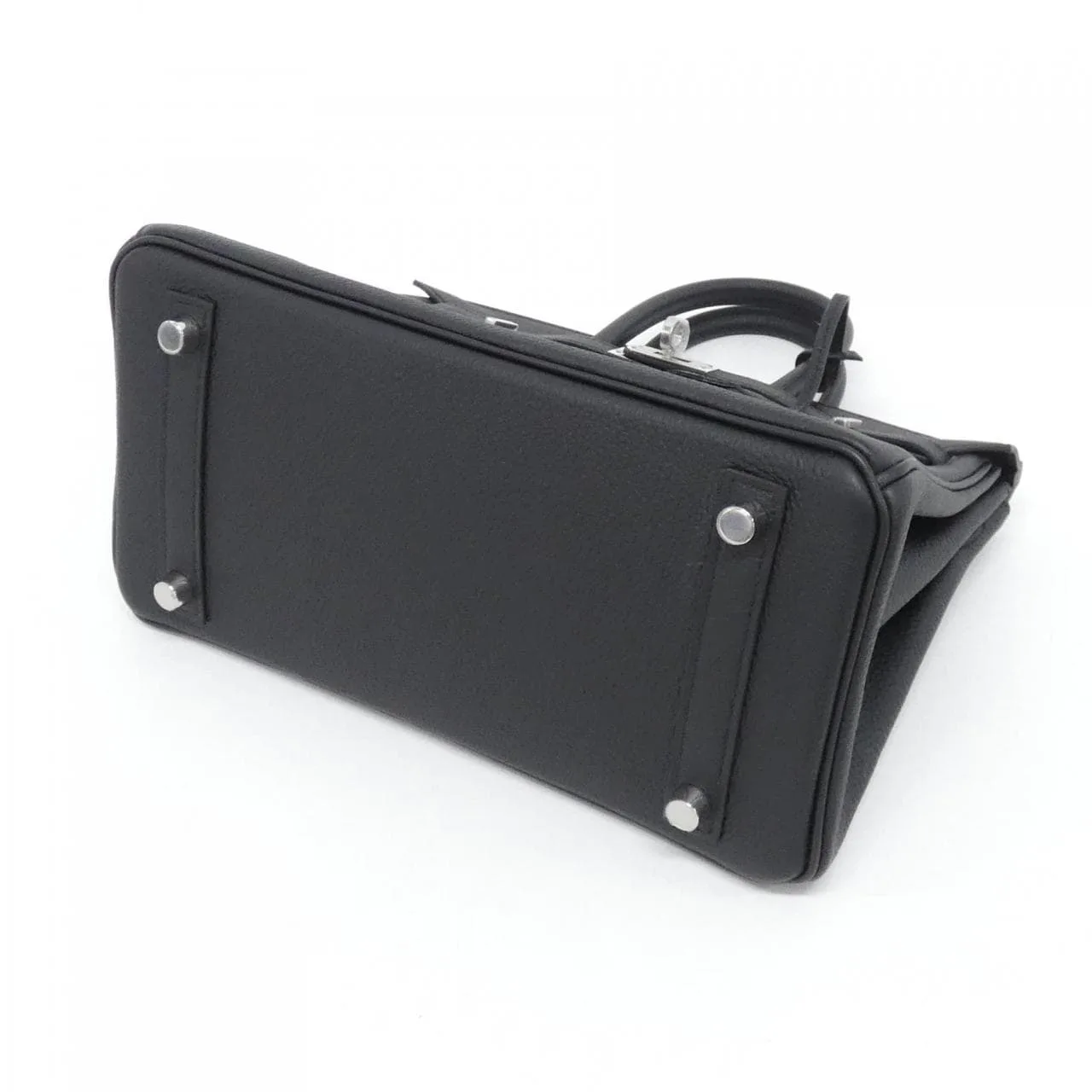 HERMES Birkin 041344CK Handbag Togo Black Togo Leather Unused - Thumbnail 3