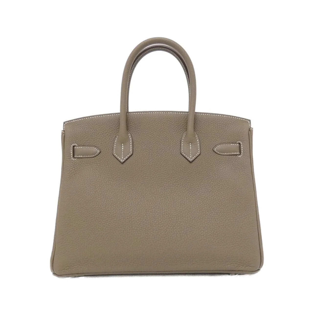 HERMES Birkin 030520CK Handbag Togo Etoupe Togo Leather Rank A - Thumbnail 2