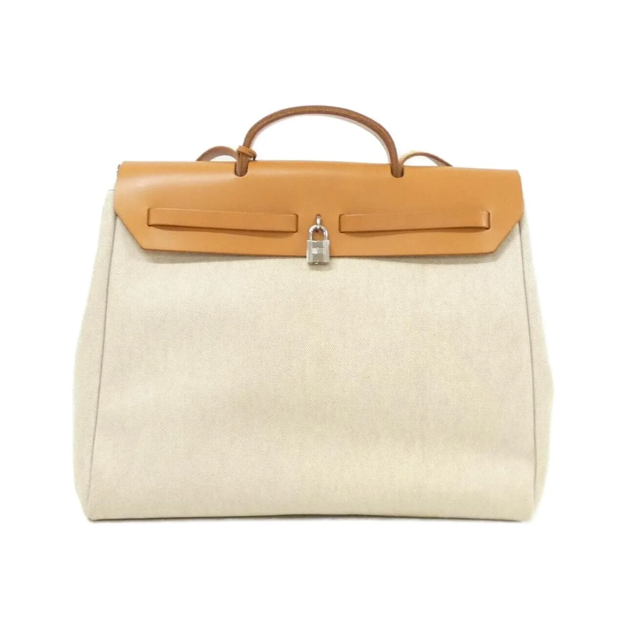 HERMES Herbag 029666CK 手提包 黑色 中古品A - 縮圖 2