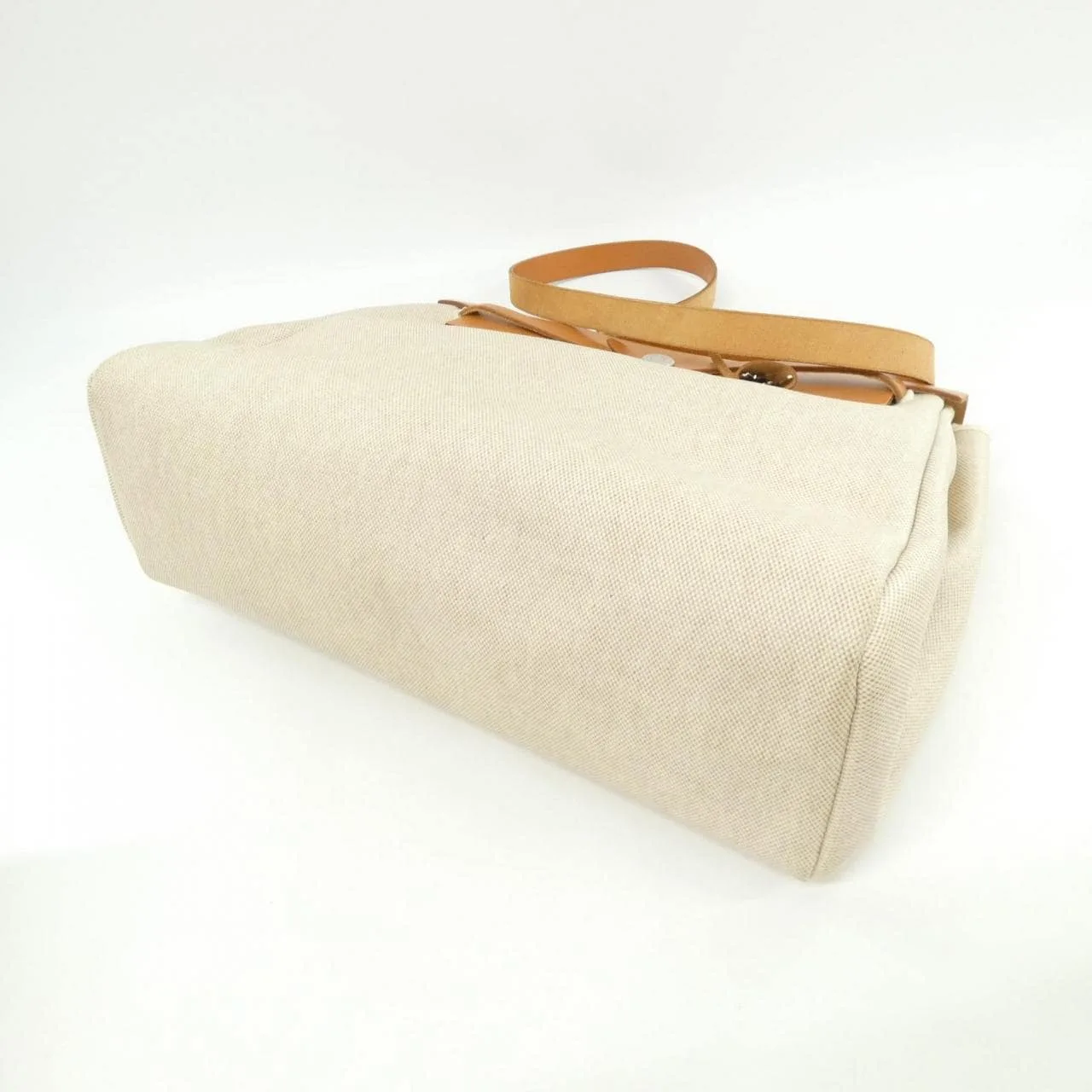 HERMES Herbag 029666CK 手提包 黑色 中古品A - 縮圖 3