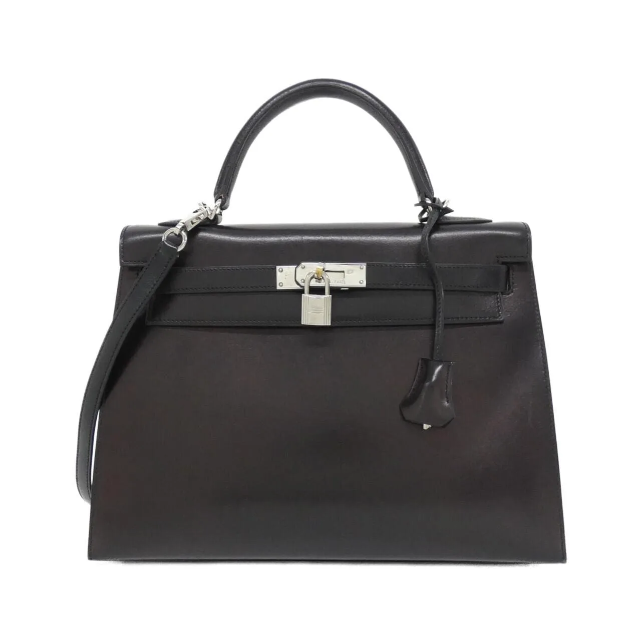 HERMES Kelly 020069CK Handbag Box Calf