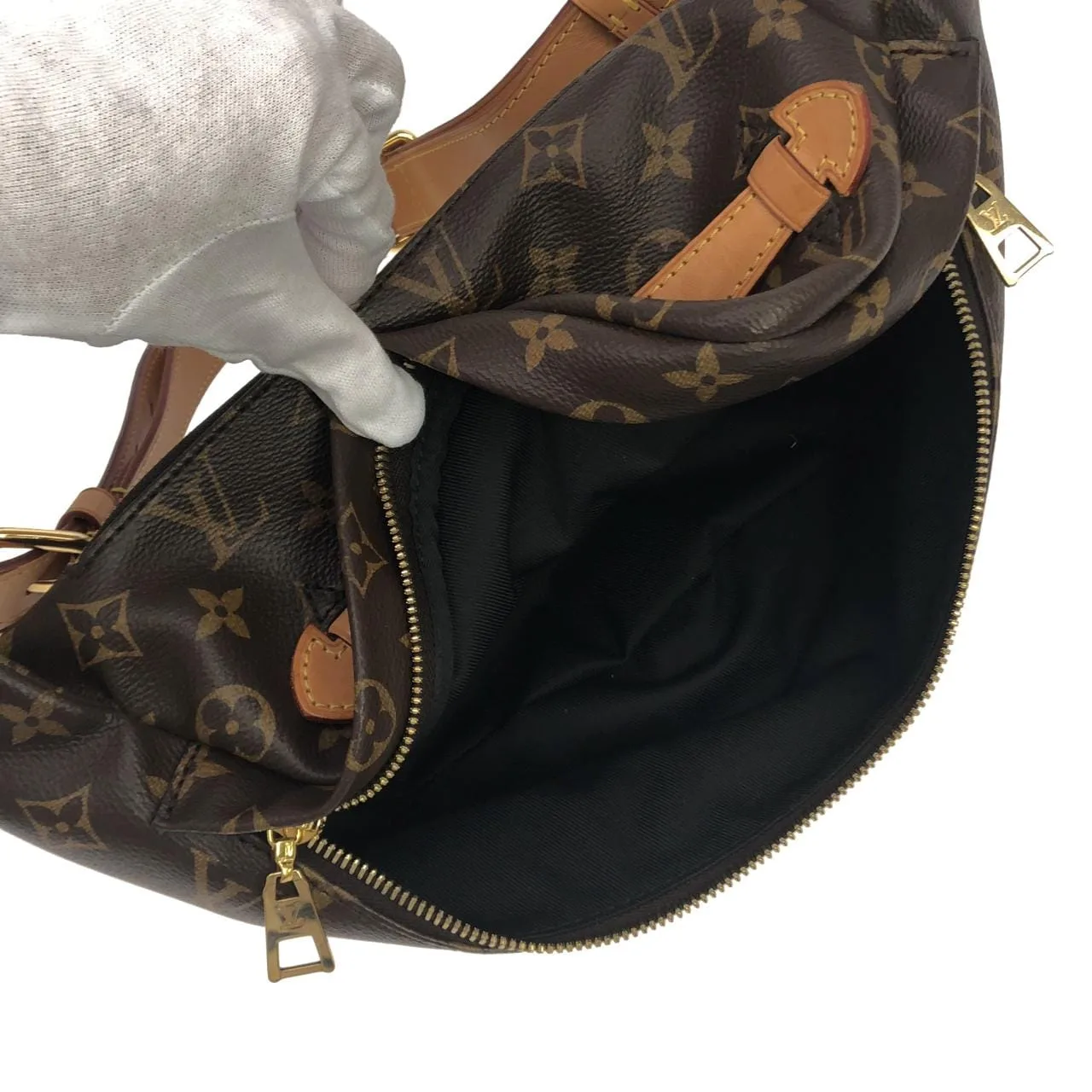 LOUIS VUITTON Bum Bag M43644 肩背包 Monogram 黑色 Monogram 中古品A - 縮圖 9