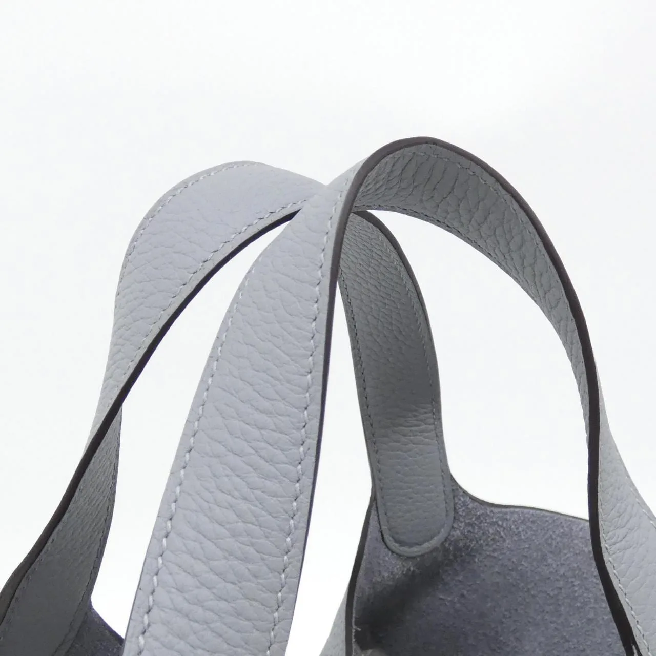 HERMES Picotin 056289CC Handbag Clemence Clemence Leather Unused - Thumbnail 4