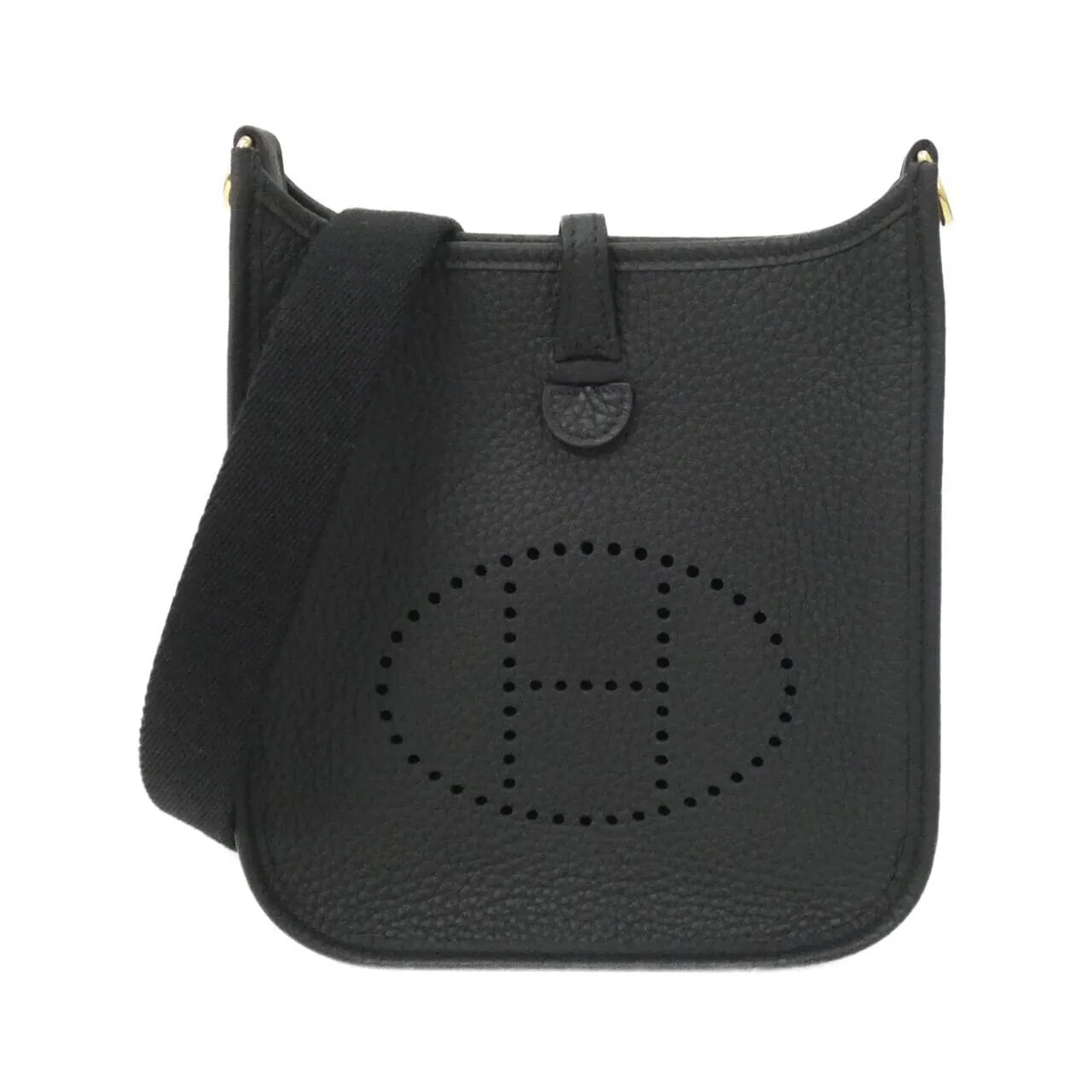 HERMES Evelyne 085945CC 肩背包 Clemence Black