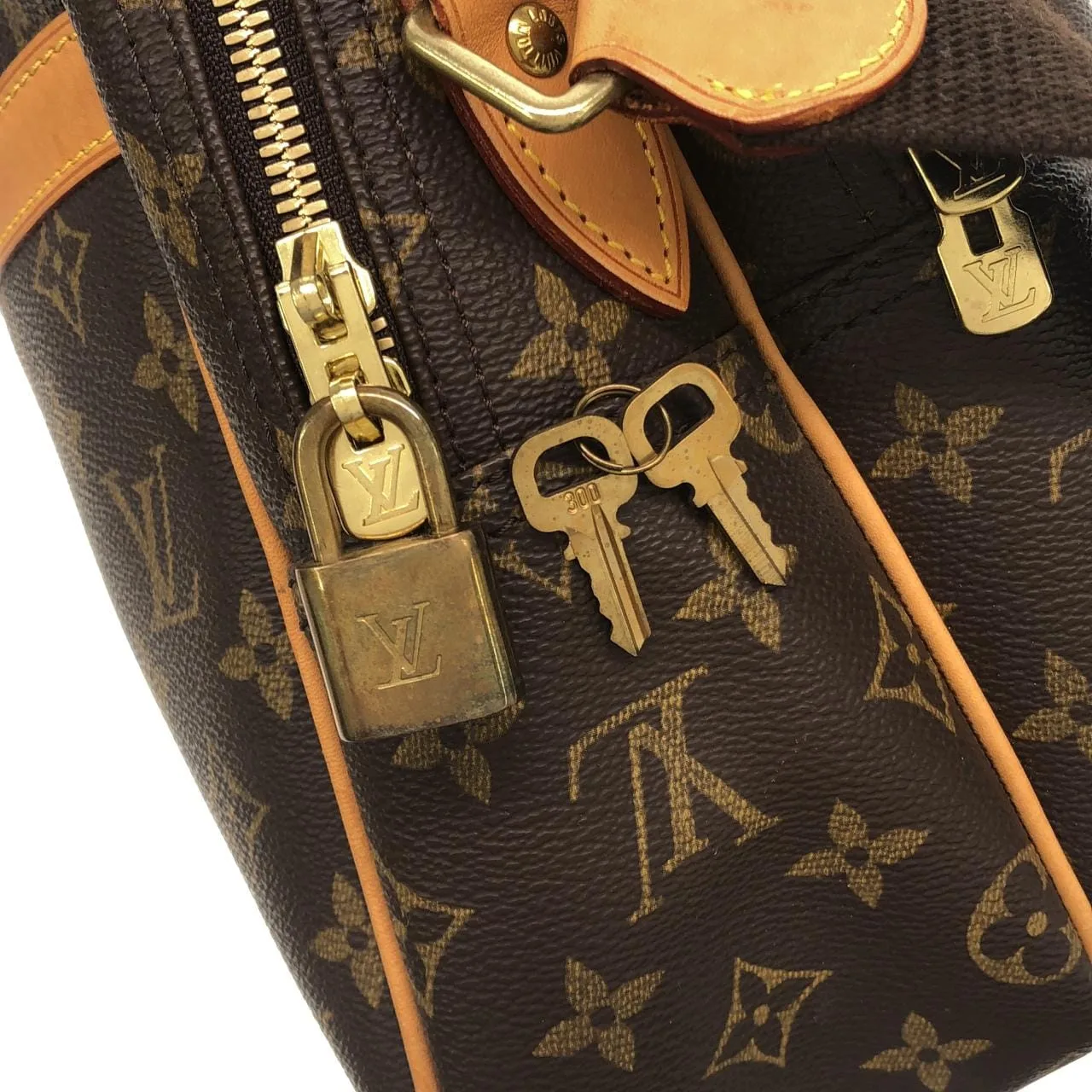 LOUIS VUITTON M45252 肩背包 Monogram 黑色 Monogram 中古品A - 縮圖 5