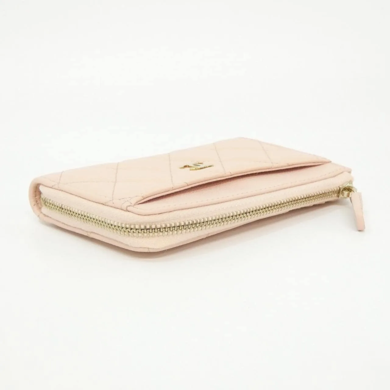 CHANEL Timeless Classic AP3179 Card Case Grained Calfskin Pink Grained Calfskin Rank A - Thumbnail 3