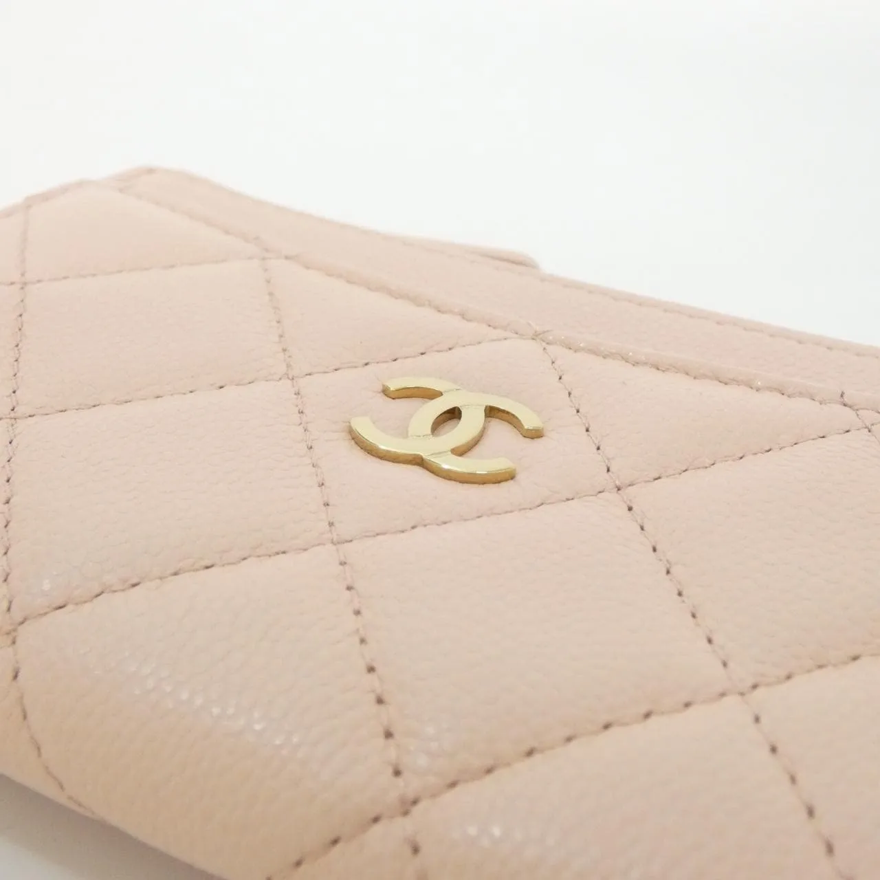 CHANEL Timeless Classic AP3179 Card Case Grained Calfskin Pink Grained Calfskin Rank A - Thumbnail 4