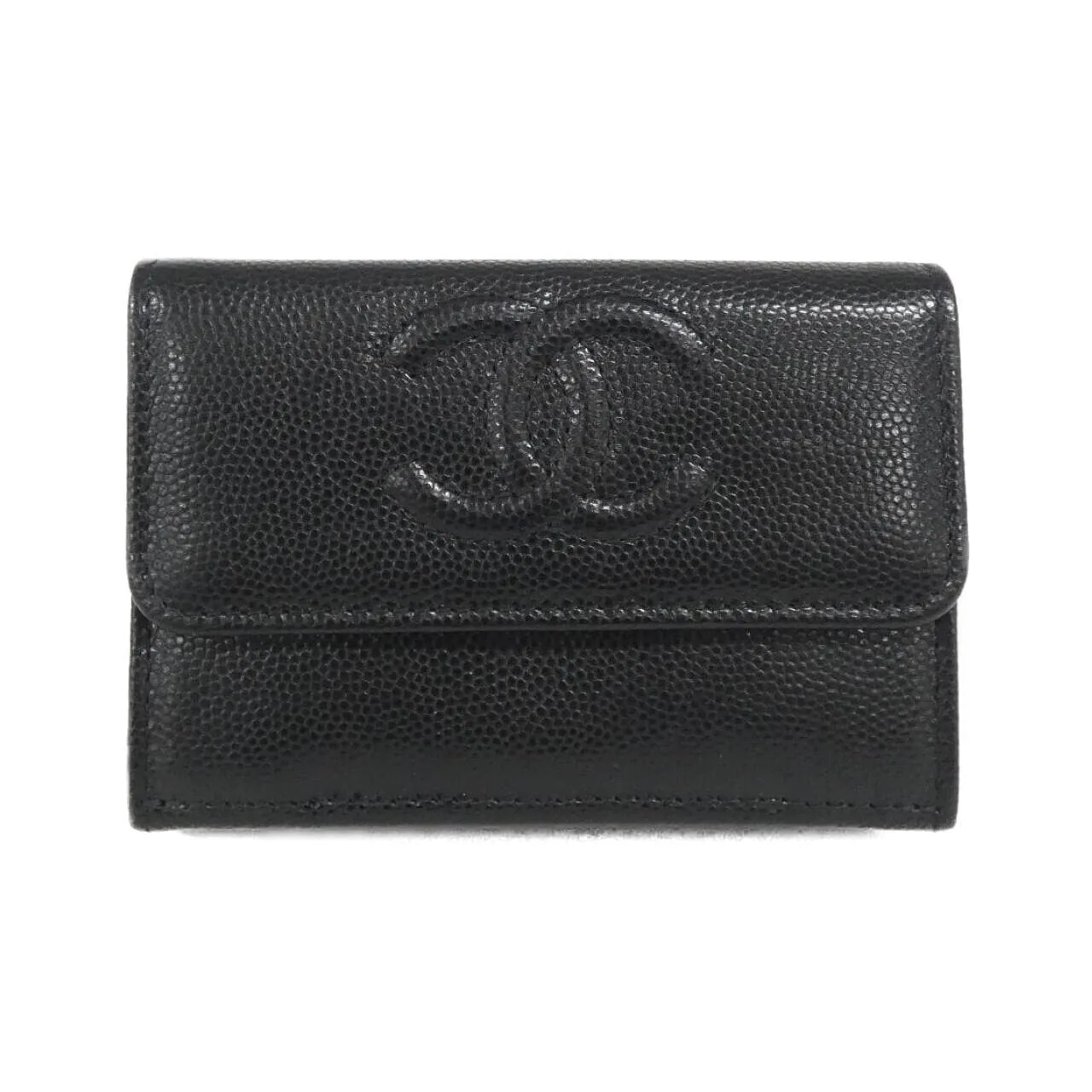 CHANEL AP4655 Wallet Grained Calfskin 黑色