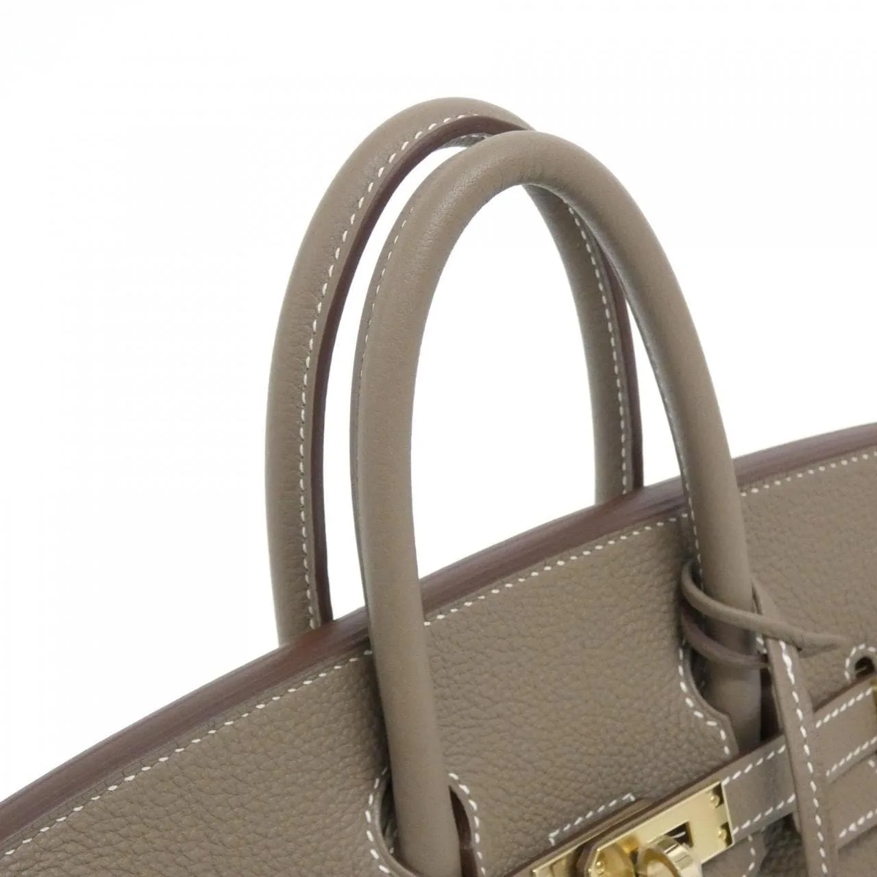 HERMES Birkin Handbag Togo Taupe Togo Leather Unused - Thumbnail 5