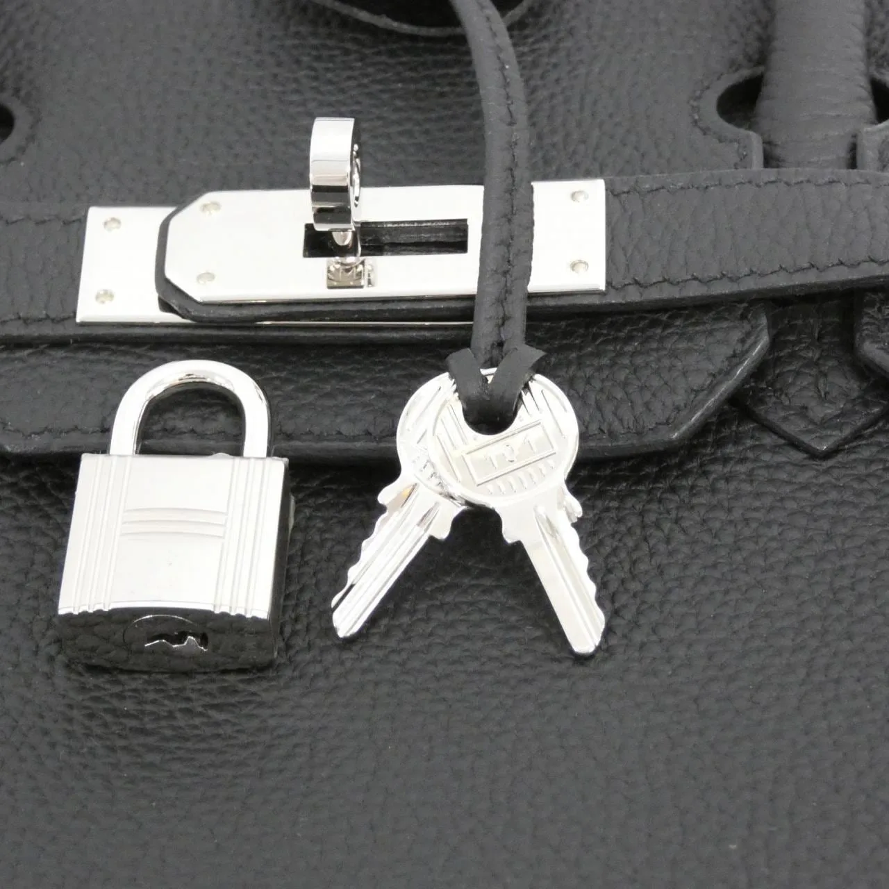 HERMES Birkin 030520CK Handbag Togo 黑色 Togo 牛皮 中古品A - 縮圖 5