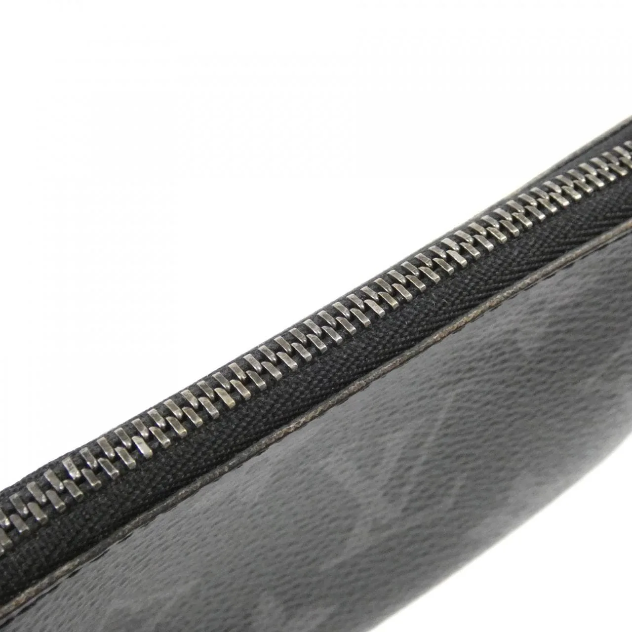 LOUIS VUITTON Pochette M80905 Coin Case Monogram 黑色 Monogram 中古品A - 縮圖 4