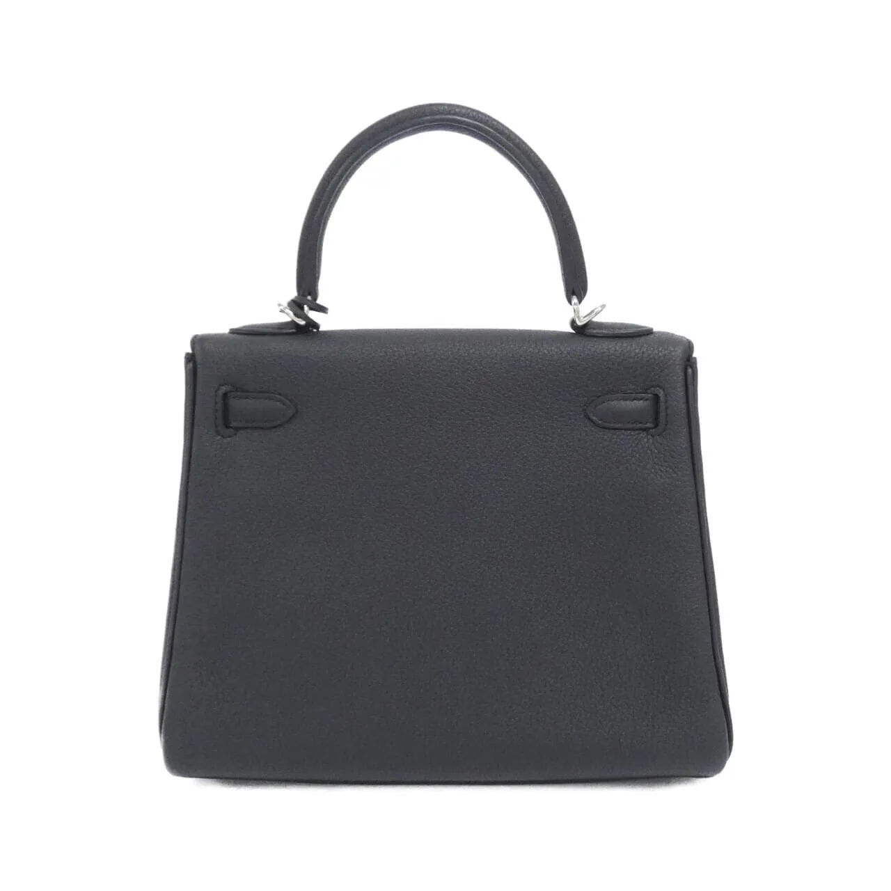 HERMES Kelly 044624CK Handbag Togo Black Togo Leather Rank A - Thumbnail 2